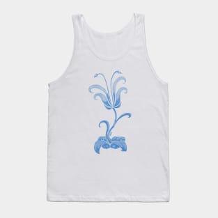 Fleur Bleu Tank Top